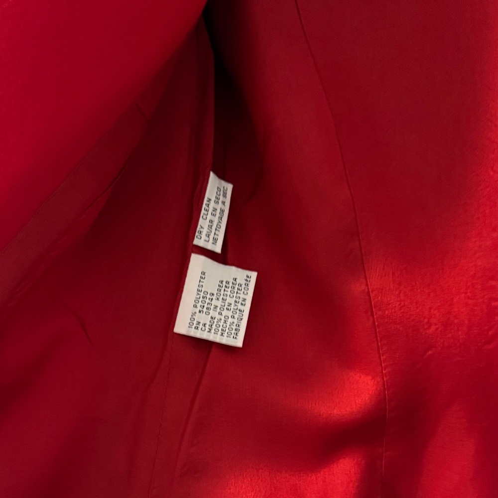 Red Women's Blazer - Picture 7 of 8